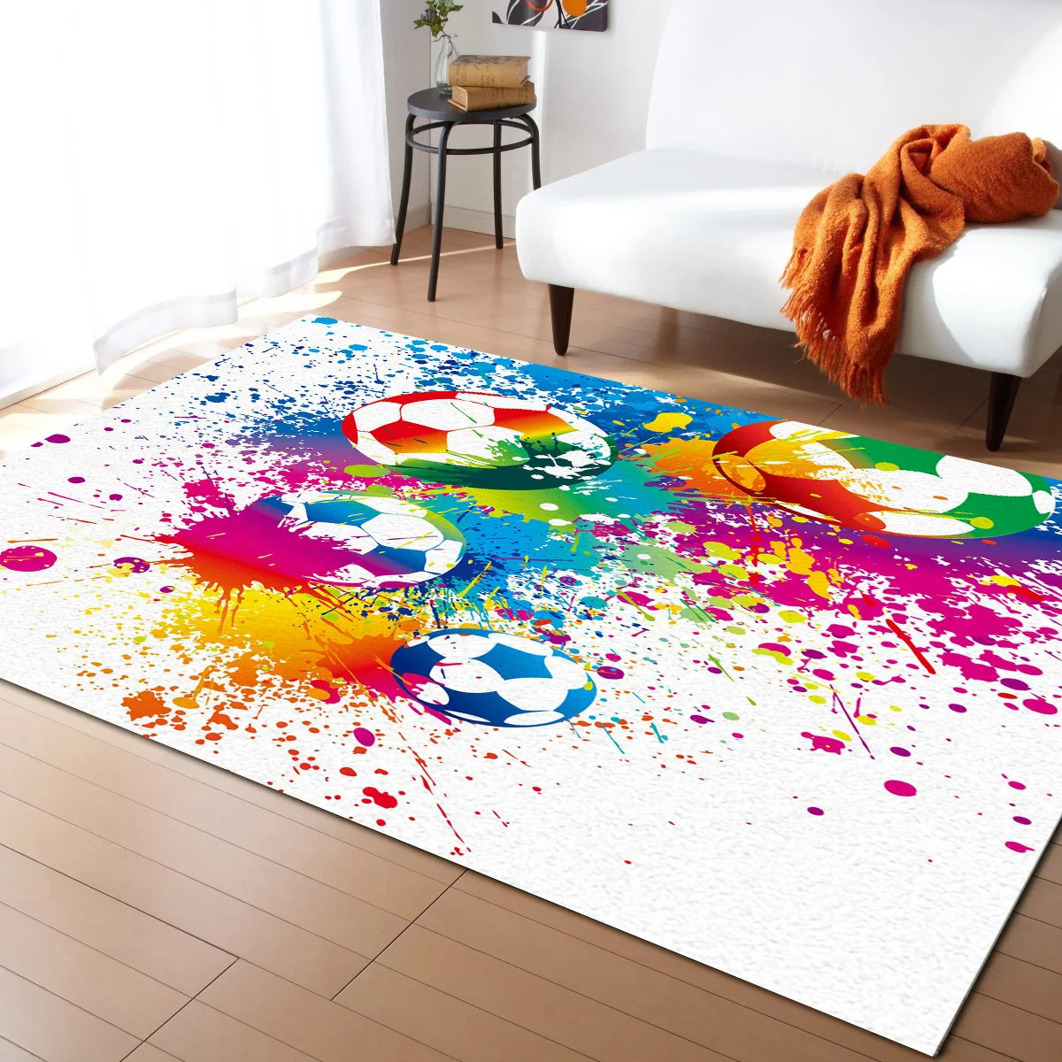Outdoor Sport Live - Football Carpet Ball Game Area Rug