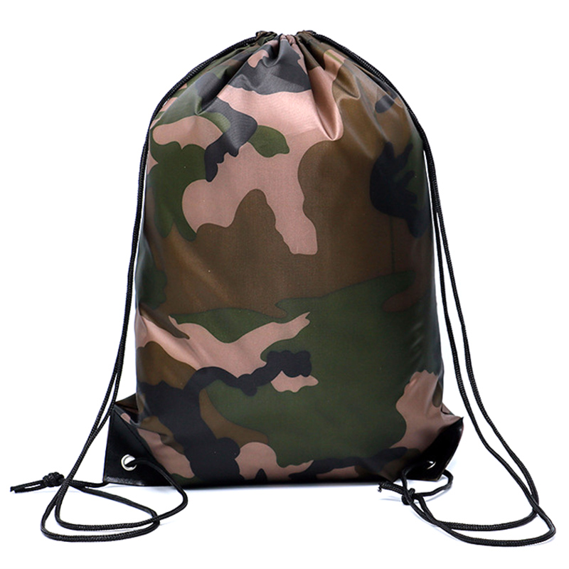 Outdoor Sport Gym - Camouflage Backpack Drawstring Gym Bag Travel
