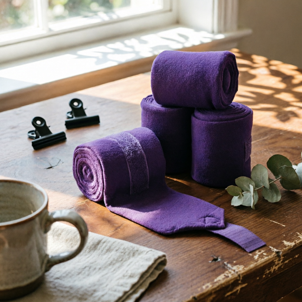 Polo Wraps Fleece - 4 Pieces Polo Wraps Soft Fleece