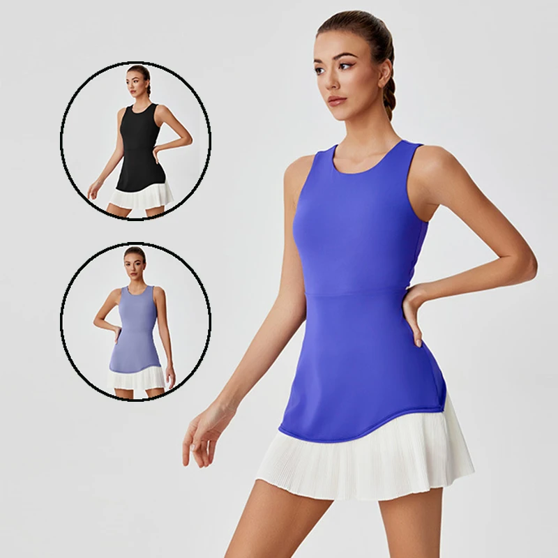 Summer Tennis Dress Hollow Out - Outdoor Sport Dress review and price