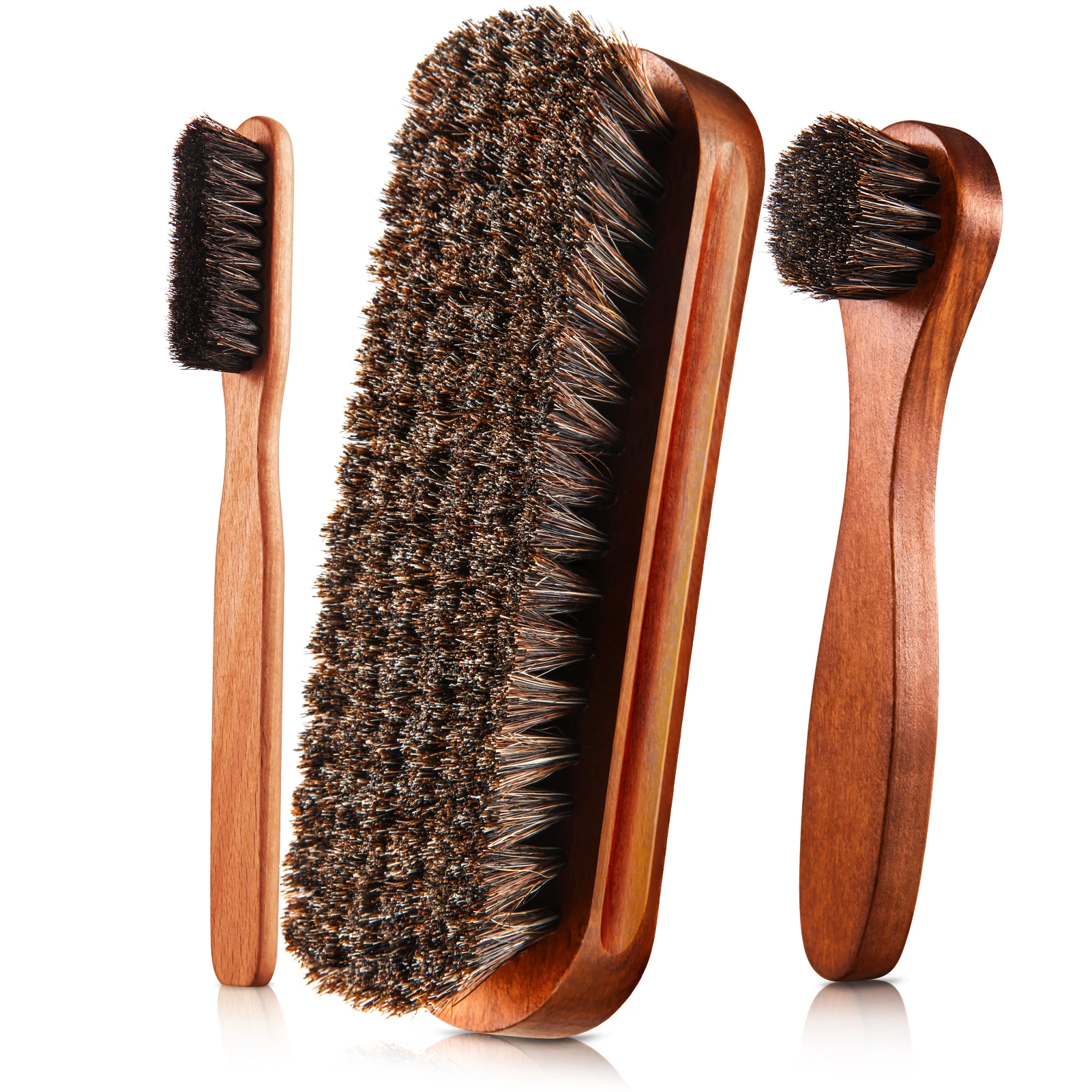 Horsehair Gloss Shoe Brush Kit - Brushing Boot Horse review and price