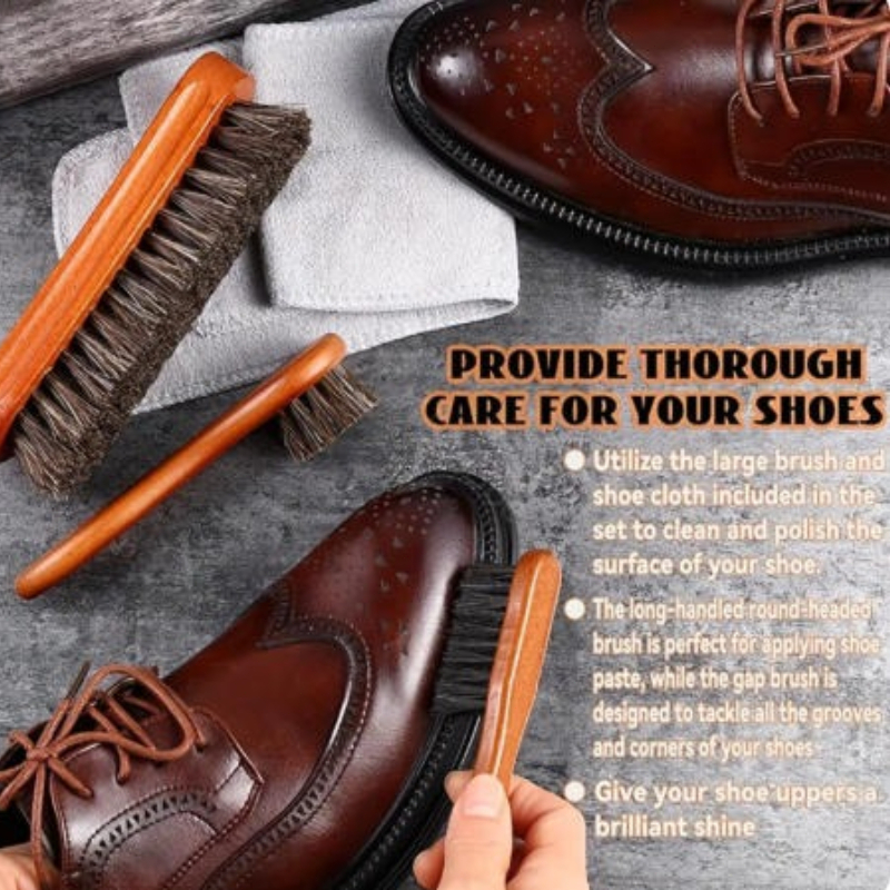1 Long Handled Horsehair Shoe  - Brushing Boot Horse review and price