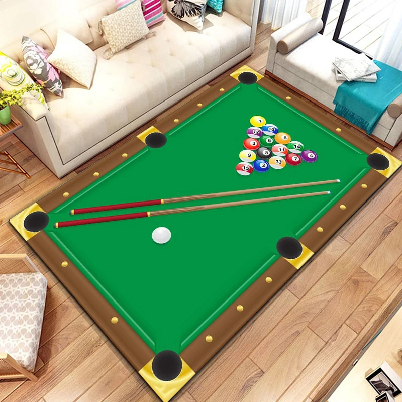 Billiards Area Rug, Ball Game  - Outdoor Sport Live review and price