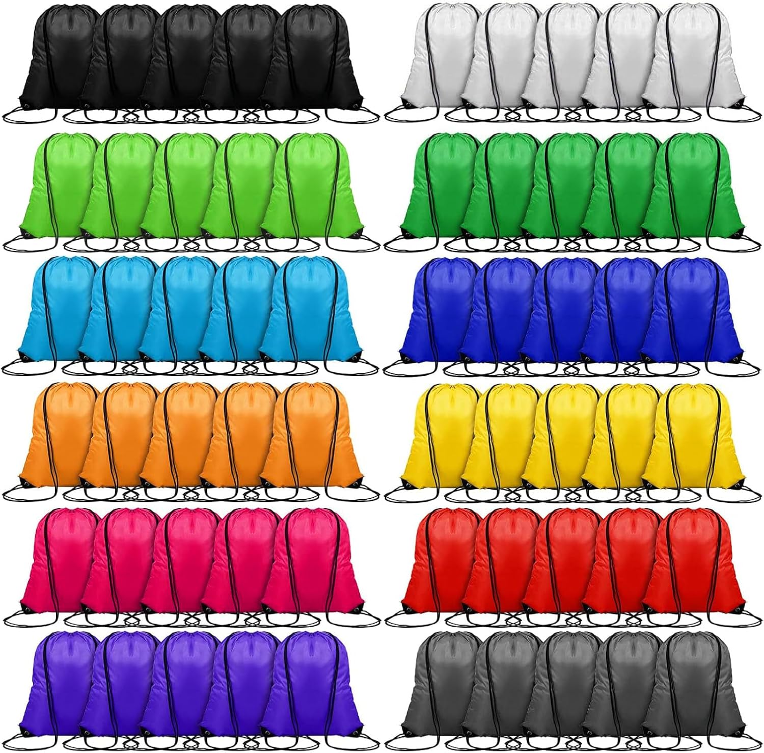 120PCS Drawstring Backpack Bul - Outdoor Sport Gym review and price