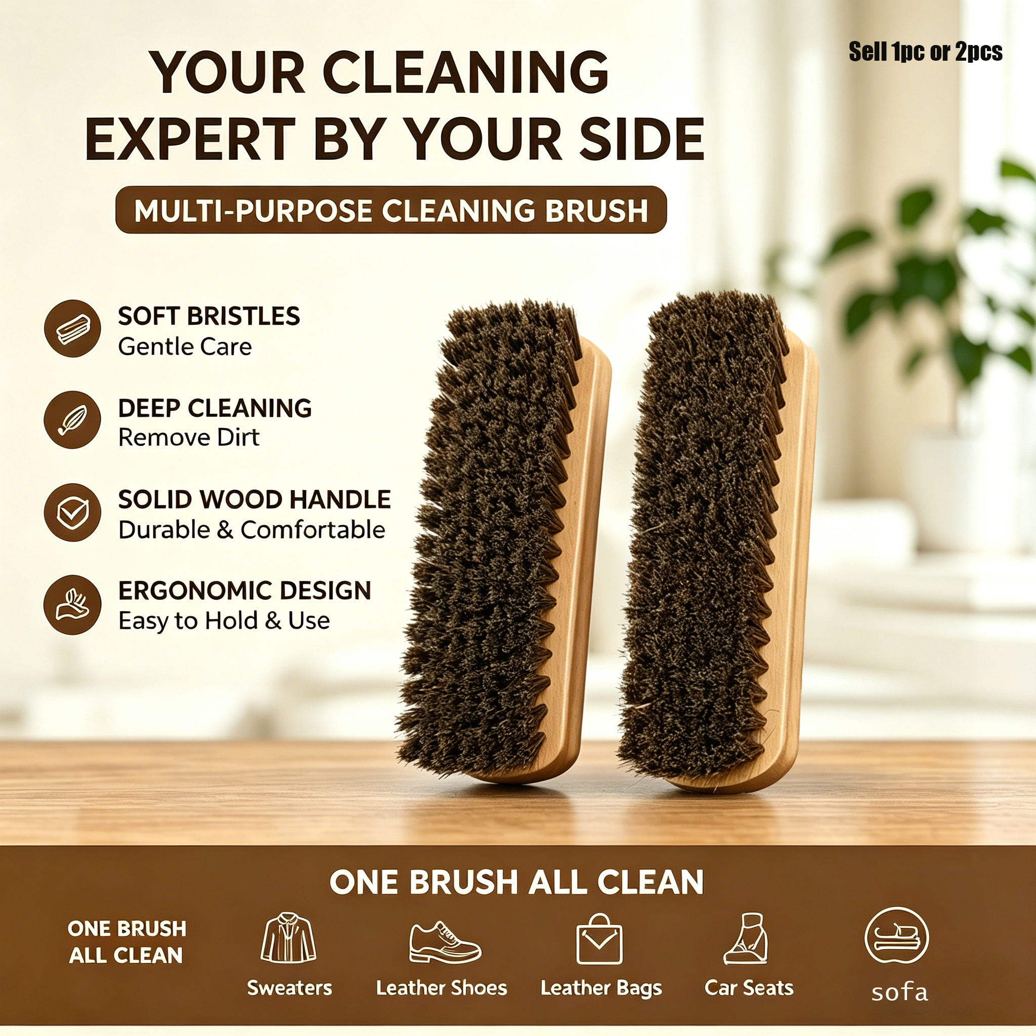 Horsehair Shine Shoes Brush Ki - Brushing Boot Horse review and price