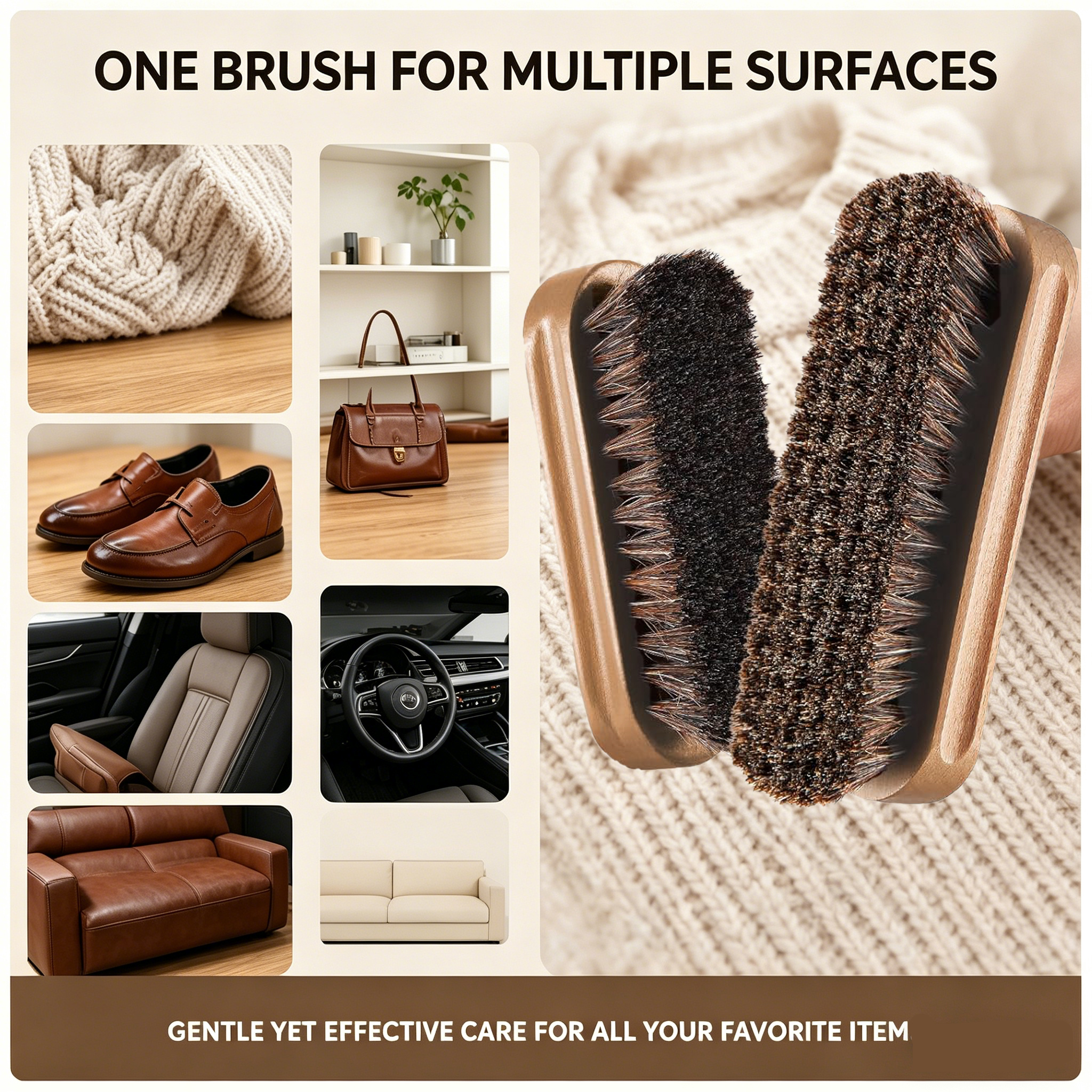 Horsehair Shine Shoes Brush Ki - Brushing Boot Horse review and price