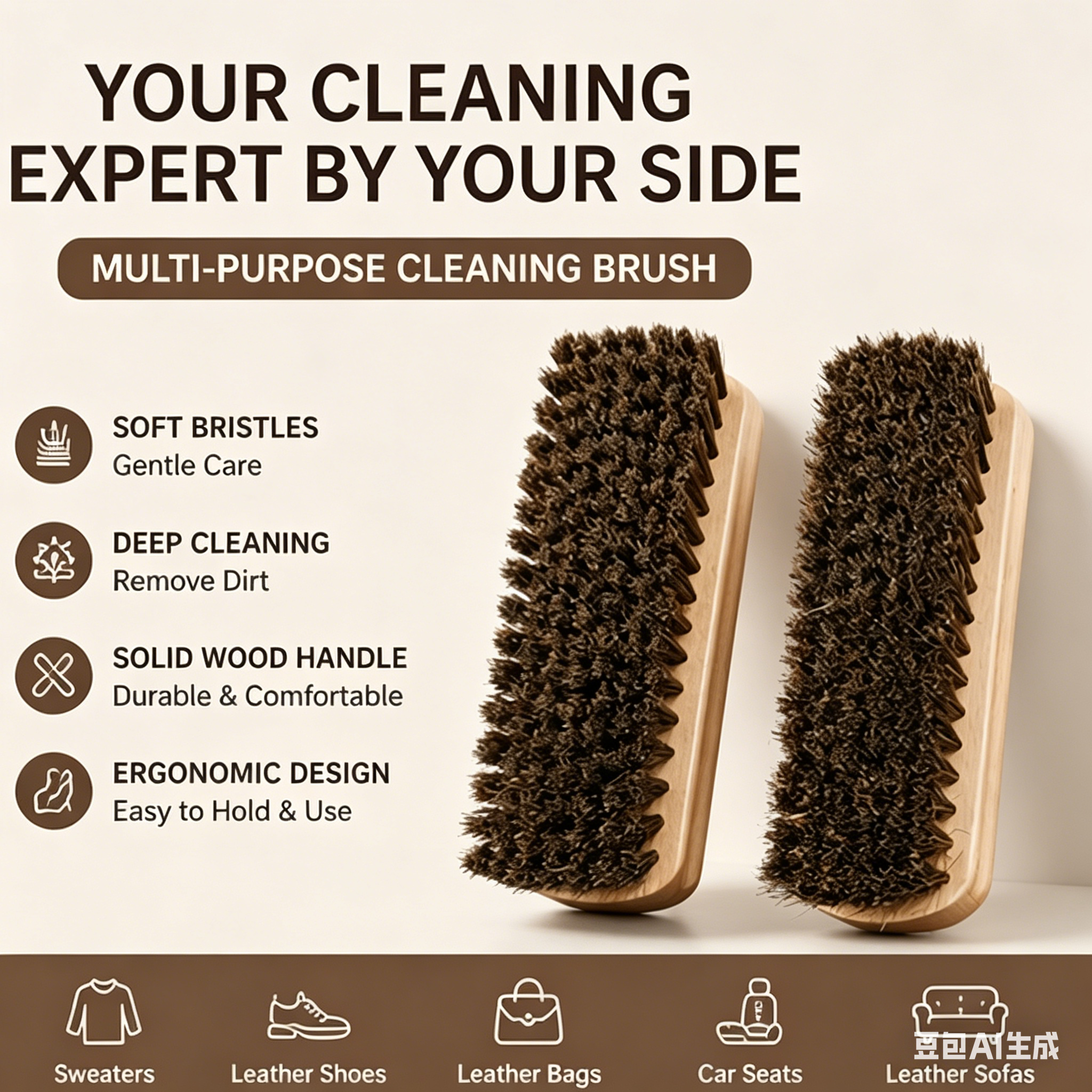 Horsehair Shine Shoes Brush Ki - Brushing Boot Horse review and price