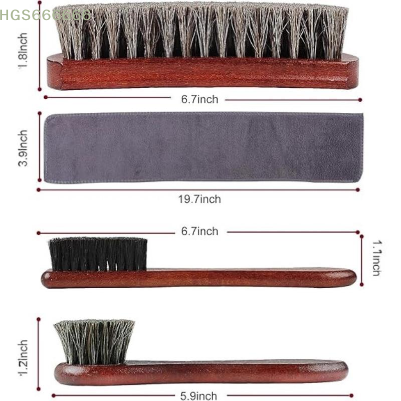 4Pcs Horse Hair Gloss Shoe Bru - Brushing Boot Horse review and price