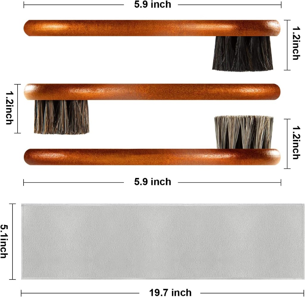 4-Piece Horse Hair Shoe Brush  - Brushing Boot Horse review and price