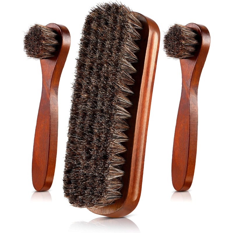 3Pieces Horsehair Shoes Polish - Brushing Boot Horse review and price