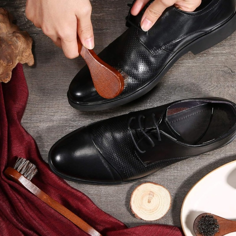 3Pieces Horsehair Shoes Polish - Brushing Boot Horse review and price