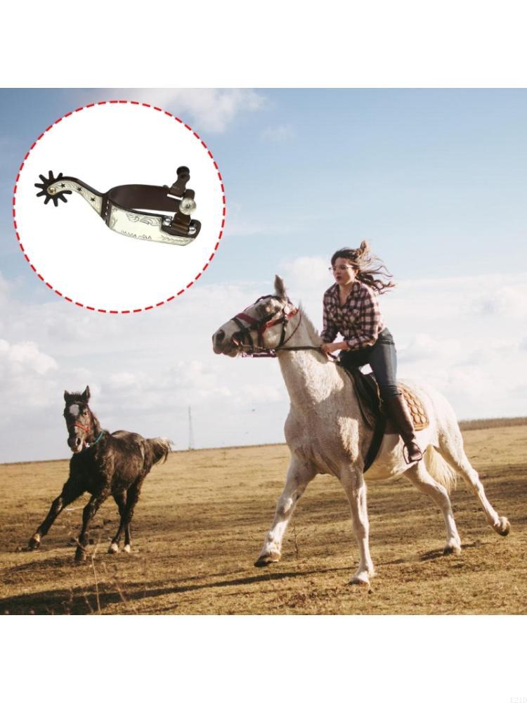   Low Carbon Steel Horse Spur  - Brushing Boot Horse review and price