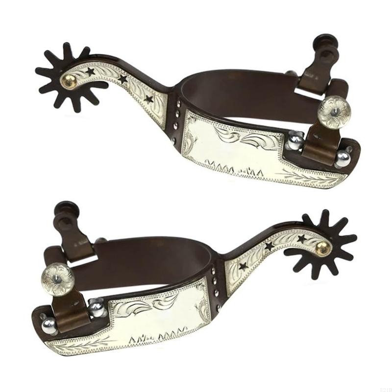   Low Carbon Steel Horse Spur  - Brushing Boot Horse review and price