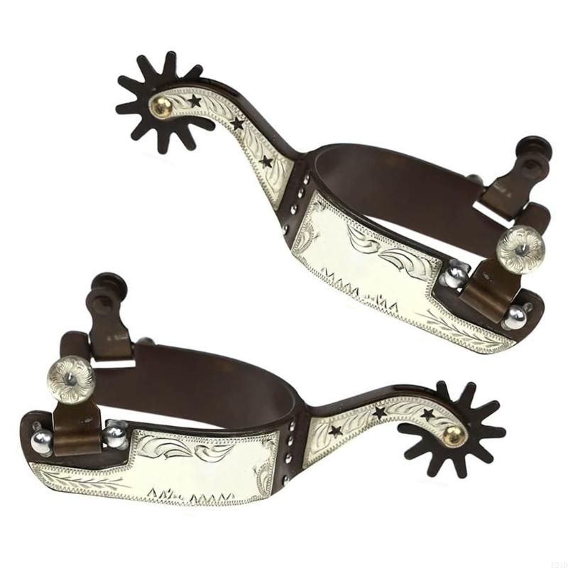   Low Carbon Steel Horse Spur  - Brushing Boot Horse review and price
