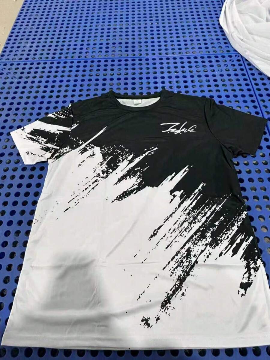 Men's 3D Print Black & White C - Outdoor Sportswear review and price