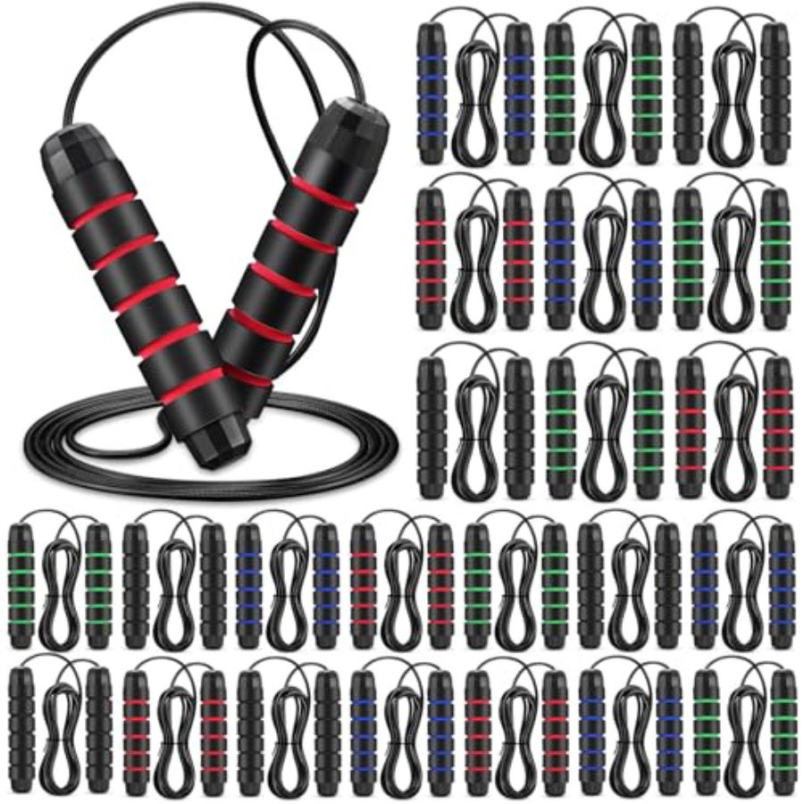 24 Pieces Jump Ropes for Fitne - Speed Skipping Rope review and price